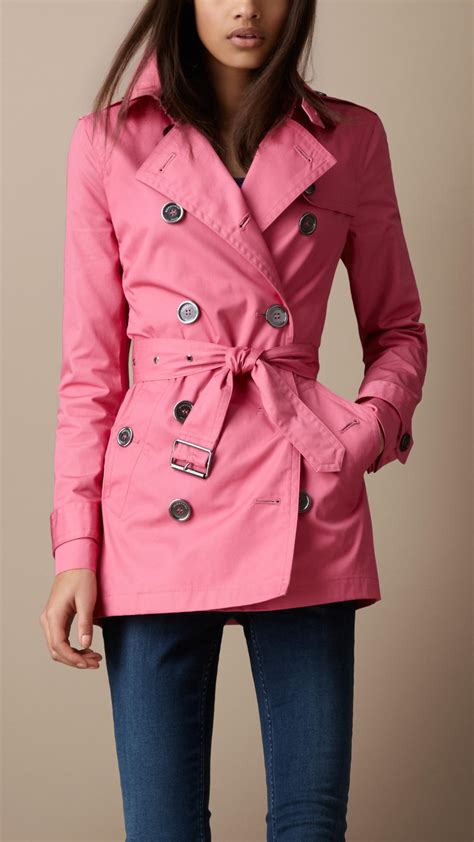 burberry mädchen mantel pink|Burberry damen trenchcoat.